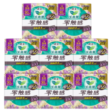 乐而雅（laurier）卫生巾零触感特薄量多护翼姨妈巾 夜用组合30cm共64片