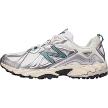 20点：NEW BALANCE 情侣复古机能休闲鞋610T系列 白色/银色 ML610TAE