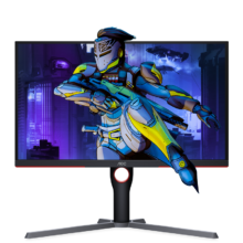 AOC 24.5英寸 240Hz超频280Hz IPS快速液晶 1ms HDR400 游戏电竞电脑显示器