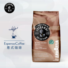 拉瓦萨（LAVAZZA）意大利进口特醇Tierra!雨林联盟认证系列大地精选咖啡豆1kg