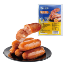 广州酒家 空气炸锅半成品 脆骨肠300g（6根）*4件