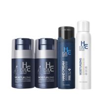 赫恩 H&E 男士焕颜霜护肤套装