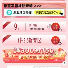20点、促销活动：京东 挑好物逛京东 满300减150元 小家电品类券