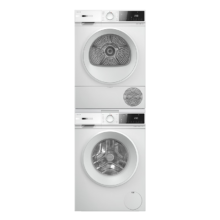20点、PLUS会员：BOSCH 博世 云朵白Plus洗烘套装 10KG洗衣机+热泵烘干机 252A0A+2520A2