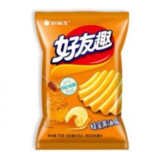 好丽友 好友趣薯片 蜂蜜黄油味70g*任选5件