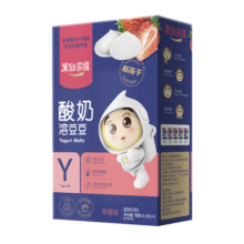 果仙多维 酸奶溶豆 宝宝零食 益生菌溶豆豆 儿童零食 入口即化 草莓味18g