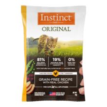 多人团、PLUS会员：INSTINCT 天然百利进口经典无谷鸡肉全猫粮试吃装 60g