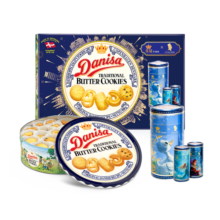 皇冠（danisa）丹麦曲奇饼干礼盒908g+60g 送礼团购年货礼盒 丹麦进口(随机发)