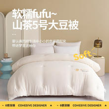 兰芮 LANRUI 20%大豆纤维被 加厚四季被 150*200cm 6.5斤 灰色