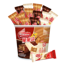 PLUS会员：雀巢（Nestle）脆脆鲨威化饼干混合口味桶装 330g*5件