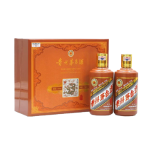 PLUS会员、首单礼金：茅台（MOUTAI）生肖纪念 甲辰龙年 酱香型白酒 53度 375ml*2 礼盒装
