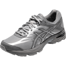 亚瑟士ASICS跑步鞋男鞋缓震回弹运动鞋舒适透气网面跑鞋 GEL-FLUX 4 灰色