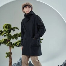 需首单：ERKE 鸿星尔克 男士鸿鹄中长风衣