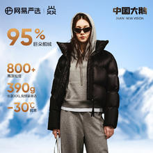 网易严选 焱95白鹅绒高蓬轻奢羽绒服 短款-朱墨(95%白鹅绒） 升级巨朵鹅绒高蓬松 S (165/88A)