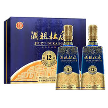杜康 酒祖 12窖区 窖龄50年 52%vol 浓香型白酒500ml*2