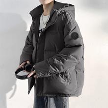 唐狮 2024冬季新款羽绒服男装连帽宽松加厚面包服短款保暖外套潮流
