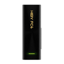HiBy FC4 海贝便携DAC解码耳放小尾巴TypeC转3.5数模转换器 双ES9219C 340mW大推力 4.4平衡 黑色