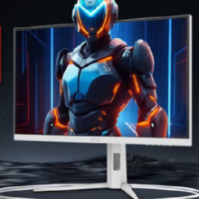 AOC 27英寸 2K FastIPS 原生200Hz 1ms HDR400  显示器 典雅白宙斯盾Q27G4/WS