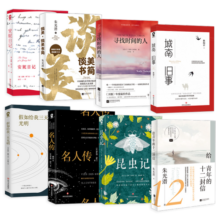 文学名著经典套装（全8册） 昆虫记+城南旧事+名人传+安妮日记+谈美·谈美书简+给青年的十二封信+假如给我三天光明+寻找时间的人
