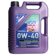 力魔（LIQUI MOLY）德国原装进口 能量型PAO全合成机油 0W-40  SN  A3/B4级 5L