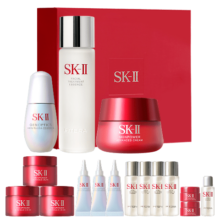 38节、再降价、plus会员：SK-II神仙水230ml+面霜50g+光子小灯泡30ml护肤品套装sk2化妆品skii