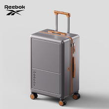 锐步 RB806 PC拉杆多功能大容量行李箱 英灰棕26英寸