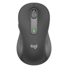 罗技（Logitech）优选系列 M650无线鼠标 静音蓝牙双模商务办公鼠标 MAC手机平板电脑台式机笔记本鼠标多设备连接跨 M650 黑色（大手型）【自带电池】