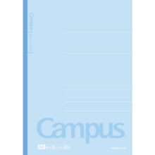 国誉(KOKUYO)无线装订本Campus笔记本子胶装本·经典新系列 8mm横线 A4/80张/本 1本蓝色 WCN-CNB2810