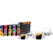 Nespresso奈斯派索胶囊咖啡150颗装 赠迷你存储罐  新用户礼遇进口胶囊套装 浓醇一刻150颗