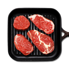 天莱香牛新疆有机原切牛排组合750g 国产排酸牛肉谷饲365天