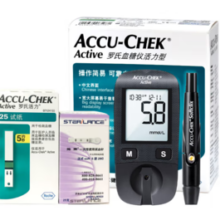 ROCHE 罗氏 活力血糖仪+25片试纸+25支采血针