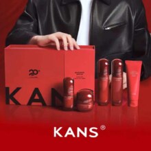 PLUS会员：KanS 韩束 红蛮腰多肽胶原水乳套装 水80ml+乳80ml*2件