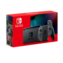 Nintendo Switch 任天堂Switch游戏机ns掌上游戏机国行日版港版OLED续航增强主机便携家用体感掌机AS11 续航增强版Switch灰色主机【32G内存】 国行
