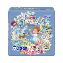 大王（GOO.N）琉星秘境拉拉裤XXL24片(≥15kg)奢氧透气