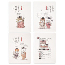 爱好（AIHAO） 学生日记本笔记本16k缝线本加厚简约本子*5件