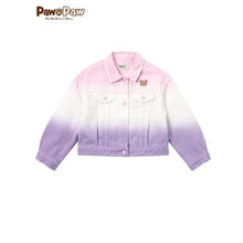 Paw in Paw PawinPaw卡通小熊童装2024年夏季女童儿童牛仔外套时尚百搭 粉红色/25 150