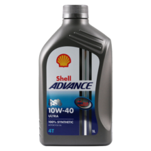 壳牌(Shell) 全合成机油  10W-40 1L 爱德王子四冲程摩托车机油