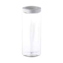 茶花（CHAHUA）塑料储物罐密封罐收纳罐保鲜盒杂粮罐 厨房储物冰箱收纳盒 【2件套】550ML+1800ML