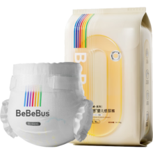 bebebus 超裤护臀纸尿裤试用装M码4片（6-11kg）透气超薄尿不湿