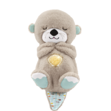 费雪（Fisher-Price）新生安抚启智玩具声光安抚小海马哄睡陪玩好伙伴感官满月玩具礼物 安抚酣睡-小水獭GHL41