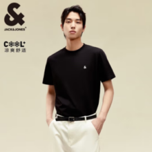 JACK&JONES 杰克琼斯 夏季舒适百搭纯色T恤
