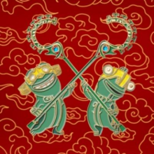20点：哪吒2魔童闹海周边 结界兽磁吸冰箱贴 一对 2件
