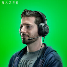 雷蛇（Razer）北海巨妖标准版X 有线头戴式电竞游戏耳机耳麦 7.1环绕声 吃鸡神器 黑色