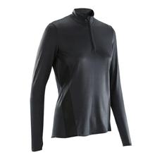 迪卡侬 DECATHLON LS TS RUN DRY+ ZIP 女子运动T恤 8394778