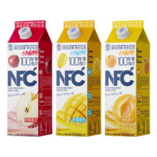 摘养100%NFC纯果汁苹果芒果葡萄黄桃儿童饮料节日送礼1kg家庭装z