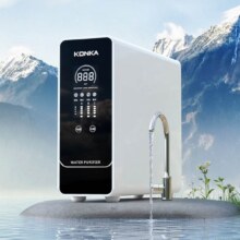 限地区，PLUS会员：康佳（KONKA）净水器家用饮水机600G直饮纯水机RO反渗透厨下式过滤器配净水龙头KRO-J600
