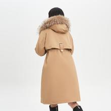 波司登 女式外套连帽长款保暖收腰保暖羽绒服