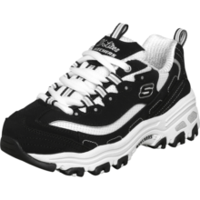 Skechers斯凯奇童鞋女童运动鞋复古熊猫鞋秋冬季老爹鞋中大童休闲鞋80587L 淘气冰椰 35