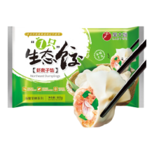 需首购、plus会员、京东百亿补贴:吴大嫂 东北水饺 皮皮虾馅 800g 40只