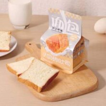 线下门店同款，沪上阿姨 小奶砖吐司面包 80g*6个